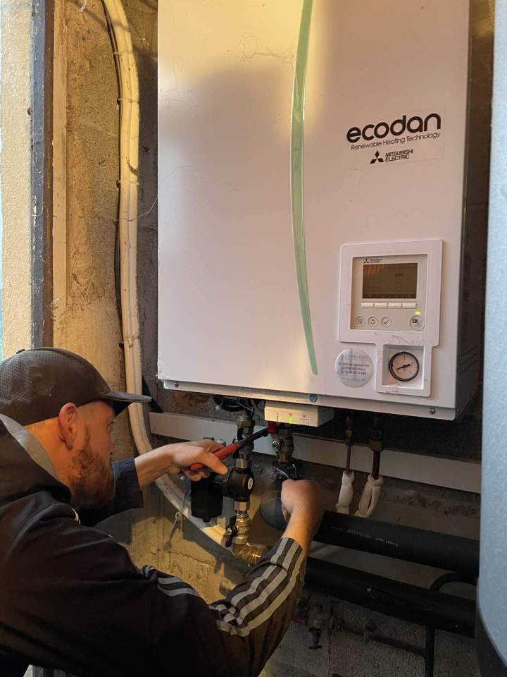 Installation de pompes à chaleur Mornant